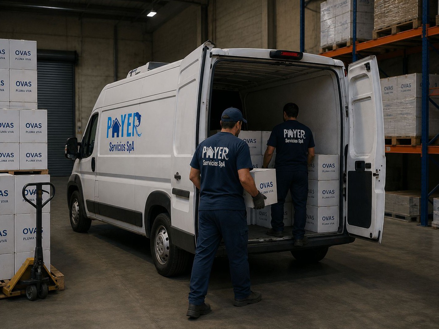 Carga de contenedores refrigerados